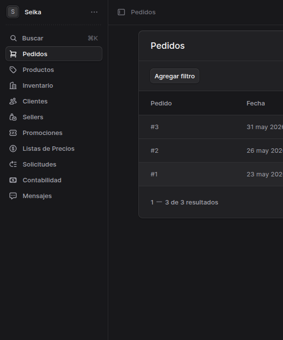 Panel de control